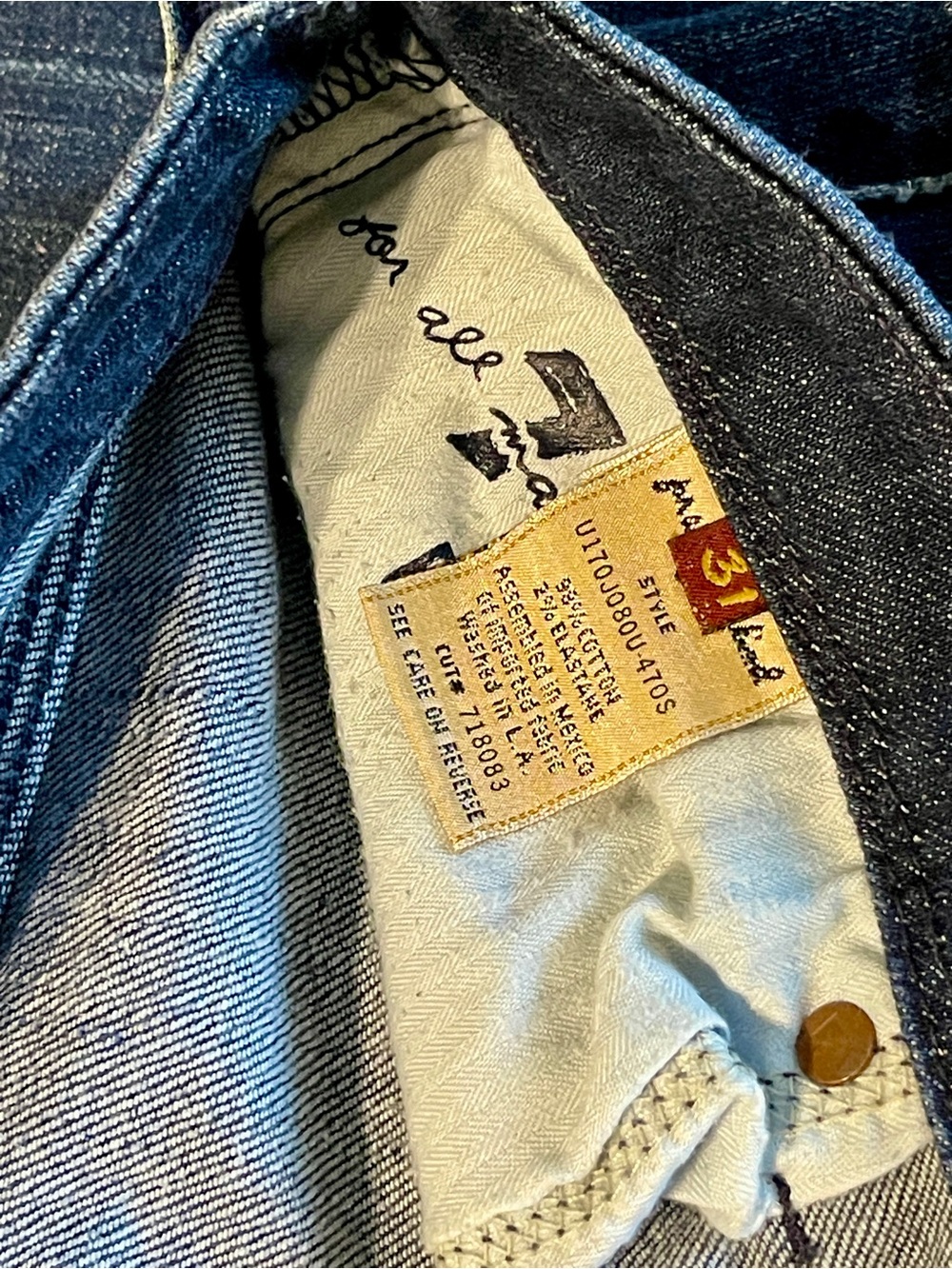 7 For All Mankind Women's Flynt Bootcut Jeans with Contrast Pocket Stitching - Picture 3 of 6